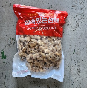 냉동 자숙 바지락살 1kg 중국산